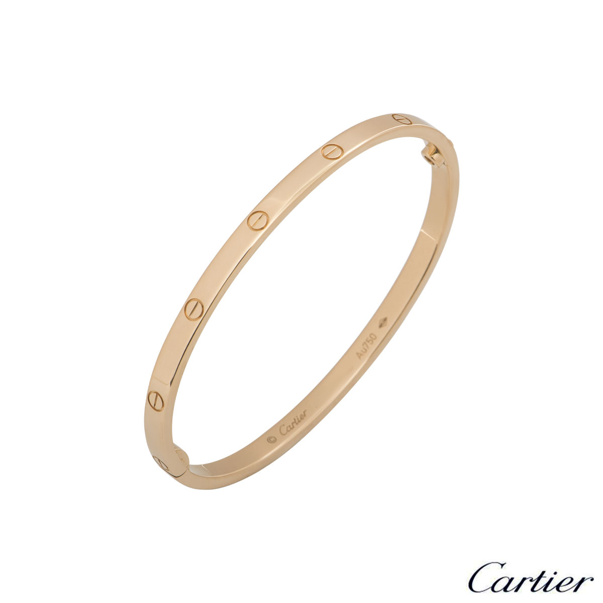 Cartier love sm bracelet rosé gold size 16 